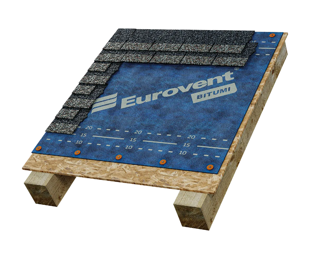 Eurovent® BITUMI – bitumenbasert underlagsbelegg, 30 m²
