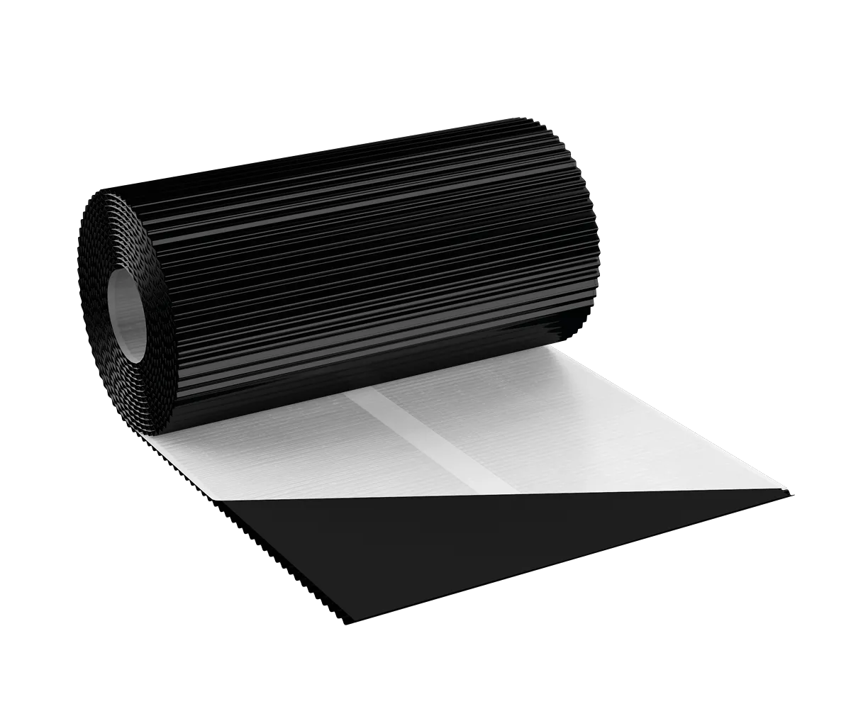 Eurovent® FLEX STANDARD – inndekningsbånd, 300 mm × 5 m, sort RAL 9005